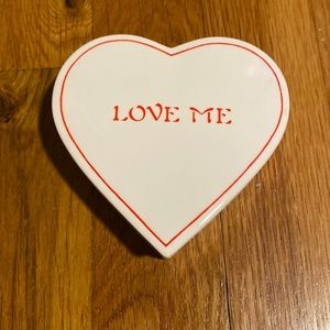 RARE Tiffany and Company LOVE ME ceramic box